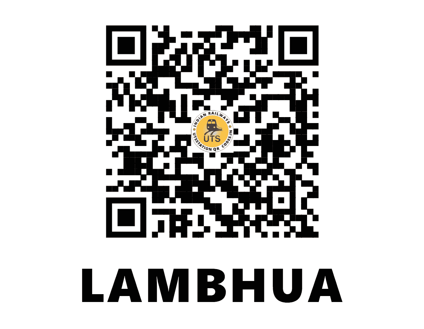 UTS QR Code for LAMBHUA - LBA - NR (UTTAR PRADESH)